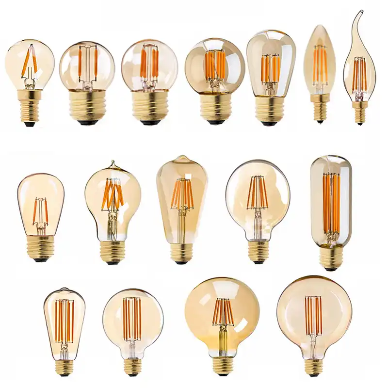 led filament bulbs types